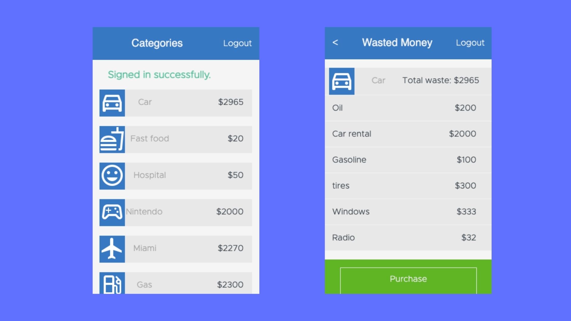 Budget App project